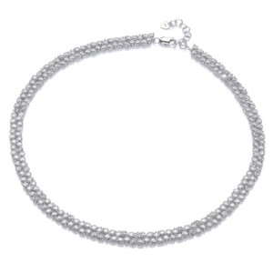 Two Row Stunning Elegance CZ Necklace