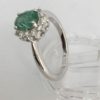 18ct Emerald & Diamond Cluster Ring - Image 3