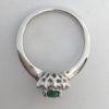 18ct Emerald & Diamond Cluster Ring - Image 2