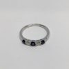 18ct Sapphire & Diamond 5 Stone Ring - Image 3