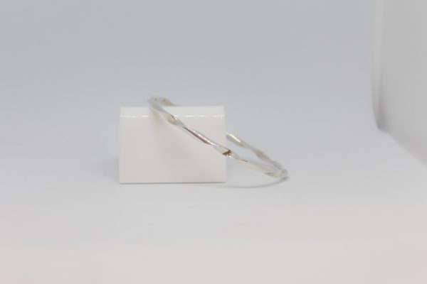 Handmade 925 Silver Light Ribbon Bangle
