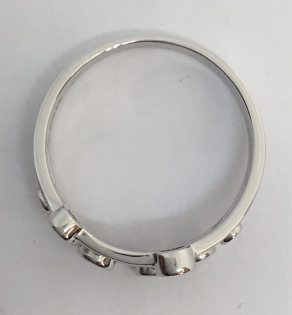 18ct Diamond 8 Stone Scatter Ring Boodles Style - Image 3