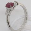 18ct Ruby & Diamond Tapered Baguette Ring - Image 3