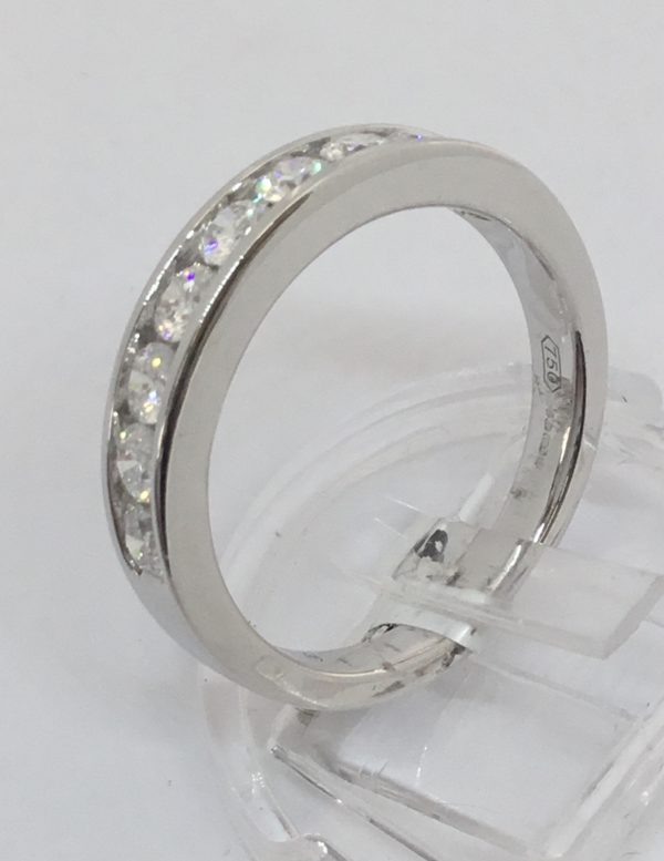 18ct Diamond 9 Stone Eternity Style Ring 0.75ct - Image 2