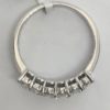 18ct Gold 3 Row Diamond Ring 1.50ct - Image 3