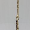 9ct Yellow Gold Pink Tourmaline Amethyst Diamond Pendant With 18" Chain - Image 3