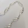 Fancy Silver Polished Spirals Collar - Image 2