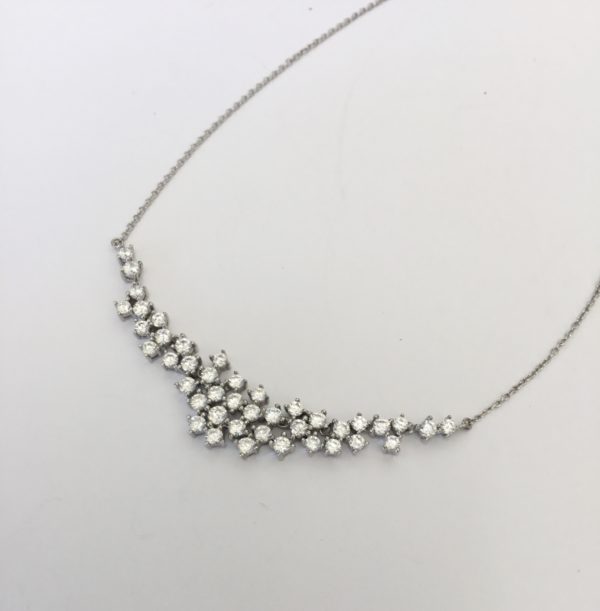 Silver CZ Galaxy Pendant