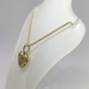 Pre-Owned 18ct Gold Sapphire, Emerald, Ruby & Diamond Heart Pendant - Image 3