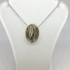 9ct Yellow Fancy Gold Diamond Set Pendant