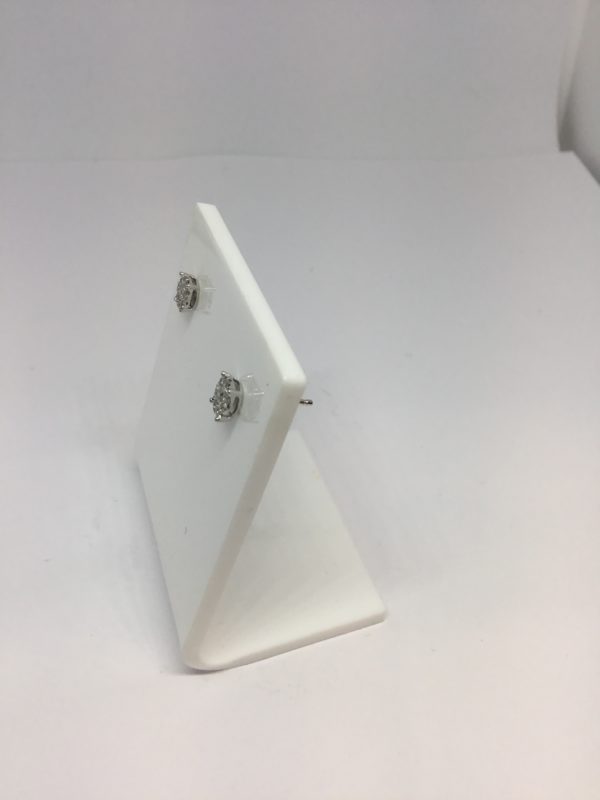 Platinum Diamond Set Cluster Studs 0.24cts - Image 2