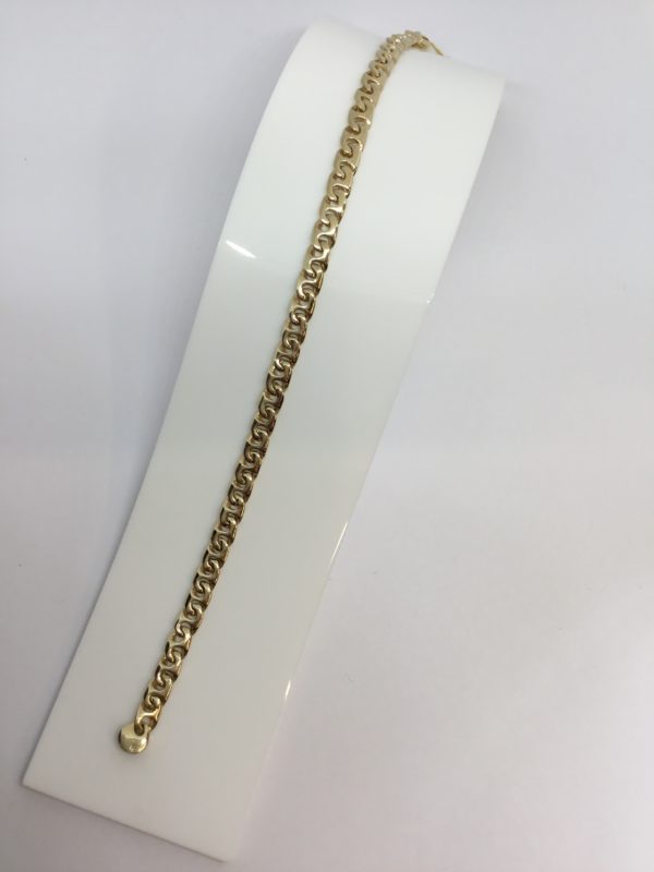 9ct Yellow Fancy Curb Link Bracelet