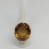 Pre-Owned 9ct Large Yellow Stone Ring