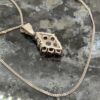 Pre-Owned 18ct White Gold Ruby & Diamond Cluster Pendant - Image 7