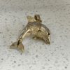 9ct Yellow Gold Dolphin Charm / Pendant - Image 4
