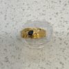 Pre Owned 9ct Yellow Gold Sapphire  and Diamond Ring