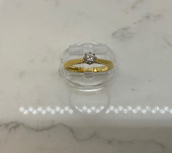 Pre-Owned 18ct Single Stone Diamond Ring