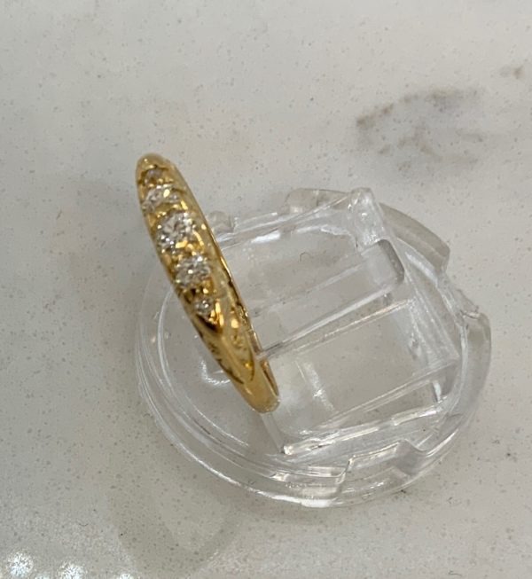 Pre-Owned 18ct Five Stone Diamond Ring - Image 2