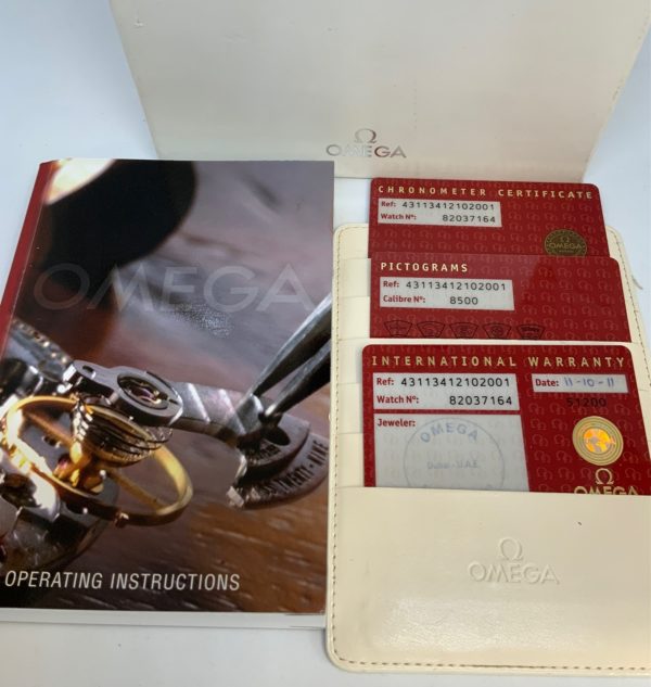 Omega De Ville Watch 41mm Co-Axial 431.13.41.21.02.001 - Image 3