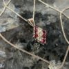 Pre-Owned 18ct White Gold Ruby & Diamond Cluster Pendant - Image 2