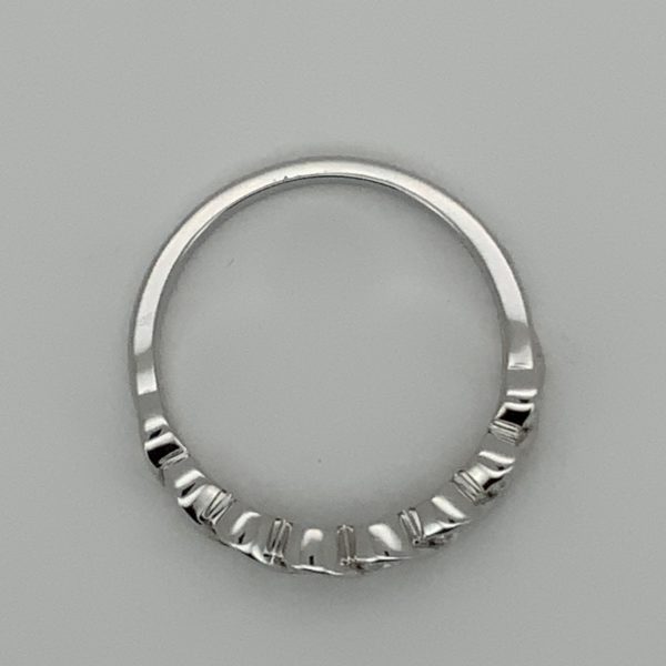 18ct Diamond 7 Stone "Wave" Eternity Ring 0.42ct - Image 2