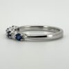 18ct White Gold Sapphire & Diamond Eternity Ring - Image 3