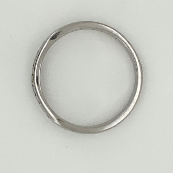 18ct Diamond 9 Stone Wishbone Eternity Ring - Image 5