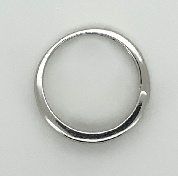 18ct White Gold 12 Diamond Crossover Eternity Ring 0.25cts - Image 2