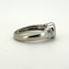 Pre Owned18ct White Gold Diamond Rub Over Ring 0.15cts - Image 3