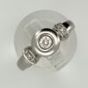 Pre Owned18ct White Gold Diamond Rub Over Ring 0.15cts