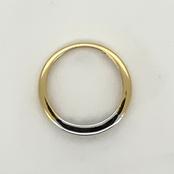18ct 2 Colour Diamond Half Eternity Ring 0.32ct - Image 5